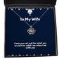 epic wife i love you not just for what you are but for what i am when i am with you wife crown pendant necklace from husband