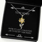 gag mommy gifts maybe its just a daughters job to piss off their mommy mommy sunflower pendant necklace from son daughter