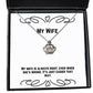 joke wife gifts my wife is always right even when shes wrong its just easier that wife crown pendant necklace from husband happy birthday