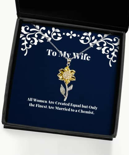 special wife gifts all women are created equal but only the finest are fancy birthday sunflower pendant necklace from wife spouse girlfriend husband boyfriend significant other