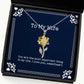 unique wife gifts you are the most important thing in my life i love you holiday sunflower pendant necklace for wife jewelry
