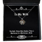 love wife crown pendant necklace the only thing more badass than a mortician is a for wife present from husband jewelry for wife