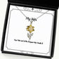 funny wife keep calm and let the designer wife handle it wife sunflower pendant necklace from husband