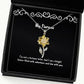 inspire fiancee gifts im not a fortune teller but i see a bright future holiday sunflower pendant necklace for fiancee sunflower jewelry sunflower gifts sunflower necklaces