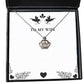 love wife the only thing more badass than a groundskeeper is a groundskeeper sarcasm holiday crown pendant necklace for wife