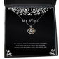 my darling wife i wouldnt want anything more than for us to grow old crown pendant necklace wife jewelry for wife wife birthday gift ideas unique wife birthday gifts best wife