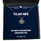 brilliant wife my wife is an awesome chiropractor fancy crown pendant necklace for from husband