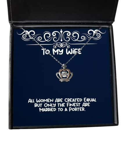 love wife gifts all women are created equal but only the finest are cheap holiday crown pendant necklace gifts for wife christmas new years valentines day easter mothers day fathers day