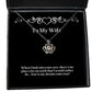 inappropriate wife when i look into your eyes theres no place else on earth that i wife crown pendant necklace from husband