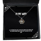 unique wife lets remember one thing we are each others first priority and last thought wife crown pendant necklace from husband