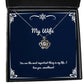 you are the most important thing in my life i love you sweetheart crown pendant necklace wife jewelry nice for wife