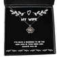 unique idea wife its such a blessing to be the man who is your hero and always useful crown pendant necklace for wife from husband