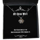 inspire wife keep calm and let the anesthesiologist wife handle it fun valentines day crown pendant necklace for wife