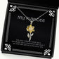 im not saying i love you because you complete me but i do sunflower pendant necklace fiancee jewelry for fiancee