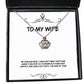 my darling wife i wouldnt want anything more than for us to grow old wife crown pendant necklace inspire wife jewelry for wife