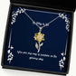 best wife you are my ray of sunshine on the gloomy day cute christmas sunflower pendant necklace for wife