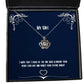 fun wife i wish that i could be the one who gladdens your heart each day and makes gag crown pendant necklace for wife from husband