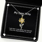 fancy wife gifts i wish that i could lighten your load and share the holiday sunflower pendant necklace for wife jewelry