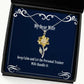 fancy wife keep calm and let the personal trainer wife handle it epic holiday sunflower pendant necklace from wife