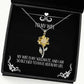fancy wife sunflower pendant necklace my wife is my soulmate and i am gifts for wife present from husband jewelry for wife gift for wife gift for her wife gift sunflower necklace