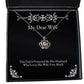 this girl is protected by her husband who loves his wife very much wife crown pendant necklace gag wife gifts jewelry for wife wedding engagement bridesmaid girlfriend fianc significant
