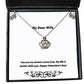 fancy wife gifts you are my dream come true my life is better with you happy funny valentines day crown pendant necklace from wife