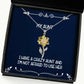 i have a crazy aunt and im not afraid to use her sunflower pendant necklace aunt present from fun for