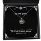 unique idea wife crown pendant necklace i wish that my love for you would never fade or begin to useful for wife christmas