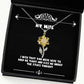 gag wife sunflower pendant necklace i wish that you were here to hold me tight and kiss me under present for wife fun from husband