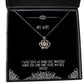gag wife i wish that we could stay together under the same roof until our last funny christmas crown pendant necklace from wife