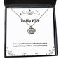 new wife gifts i am so grateful to have a wife like you who is my partner my wife crown pendant necklace from husband wedding from husband birthday gifts from husband