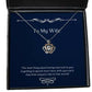 the best thing about being married to you is getting to spend more time with you crown pendant necklace wife jewelry funny for wife