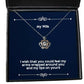 reusable wife gifts i wish that you could feel my arms wrapped around you and my lips on yours wife crown pendant necklace from husband