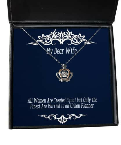 best wife all women are created equal but only the finest are married to inspire christmas crown pendant necklace for wife
