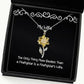 the only thing more badass than a firefighter is sunflower pendant necklace wife present from husband special jewelry for wife unique wife gifts best wife gifts thoughtful wife gifts funny
