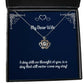 sarcastic wife a day with no thought of you is a day that will never come my unique holiday crown pendant necklace for wife