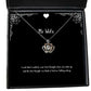 funny wife crown pendant necklace i wish that i could be your first thought when you wake up and present for wife epic from husband