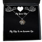 my wife is an awesome cfo crown pendant necklace wife present from husband cheap jewelry for
