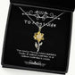 wife gifts for wife the only thing more badass than a game inspirational wife sunflower pendant necklace jewelry from husband gift ideas for him gift ideas for her gift ideas for kids gift