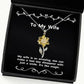 sarcastic wife gifts my wife is so amazing she can make a bad day epic holiday sunflower pendant necklace gifts for wife jewelry