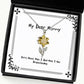 sorry about what i said while i was breastfeeding sunflower pendant necklace mommy cheap gifts for mommy
