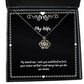 my dearest wife i wish you would trust me to be your anchor and that i could crown pendant necklace wife jewelry special for wife