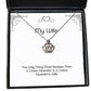 fun wife gifts the only thing more badass than a crane operator is a crane operators joke crown pendant necklace for wife from husband