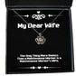 motivational wife the only thing more badass than a maintenance worker is a funny holiday crown pendant necklace for wife