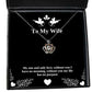 my one and only love without you i have no meaning without you my life has no crown pendant necklace wife jewelry inspire for wife