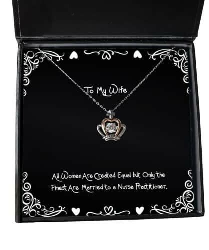 nice wife crown pendant necklace all women are created equal but only the finest are fancy gifts for wife christmas hanukkah kwanzaa new years eve valentines day easter