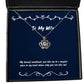 epic wife crown pendant necklace my dearest sweetheart you take me to a magical place in my heart useful for wife holiday