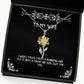 joke wife sunflower pendant necklace i wish i could catch a rainbow and put it into a great perfect for wife valentines day