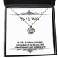 funny wife gifts my wife thank you for being a faithful love of my life inspirational holiday crown pendant necklace from wife wedding engagement bridesmaid girlfriend fianc significant