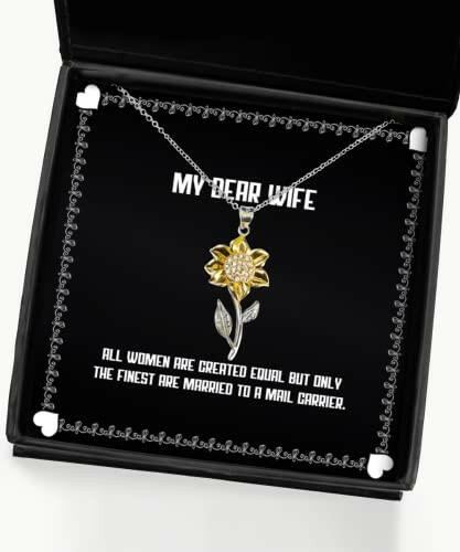 funny wife gifts all women are created equal but only the finest are unique idea holiday sunflower pendant necklace from wife gift ideas for wife unique gifts for wife personalized gifts for